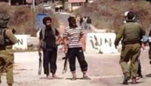 soldados israelíes conversan con terroristas sirios El régimen sionista “interrumpe ayuda” a grupos terroristas en Siria